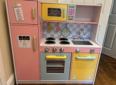 Children's large play toy kitchen.