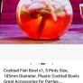 Plastic cocktail bowls Image 5