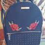 Dune of London 'Studs &Roses' Backpack, Black, Never Used Image 4