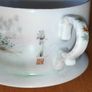 Vintage Japanese eggshell porcelain teacup with saucer Image 10