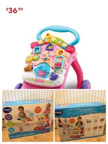 Brand new vtech Baby First Steps Baby Walker Pink