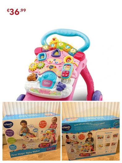 Brand new vtech Baby First Steps Baby Walker Pink
