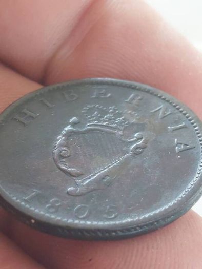 1805 irish halfpenny