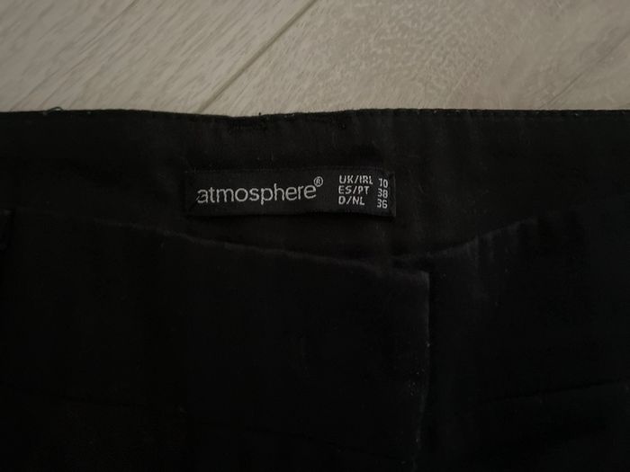 Atmosphere Ladies Black Cropped Trousers Size 10