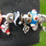 Pandora Sterling Silver 925 Bracelet with Colorful Beads and 13 Charms 41,6g Image 4