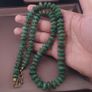Vintage jade Tire Shape Beads Necklace Image 5