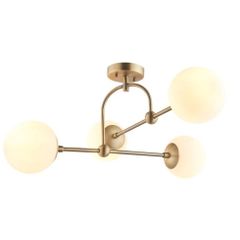 antique brass ceiling light