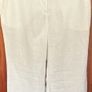 Ladies White Linen Trousers H&M.  Eu 40 Medium Size 12.  Nice Wide Leg. Dressy Or Casual.  In Super Condition. Image 5