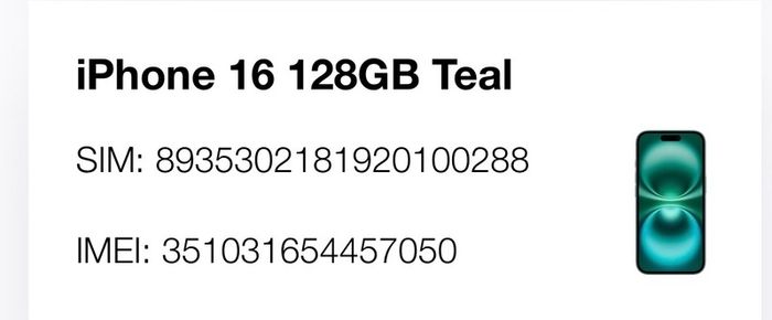 iPhone 16 - 128 GB unlocked to any network