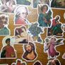 Artist's Famous Paintings Stickers Decals Image 5