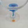Irish Jerpoint Studio Hand Blown Glass Footed Bowl Image 6