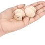 Round Unfinished Wood Knobs with Screws (20 Pack) - 3.4 x 2.5cm / 1.34 x 0.98 Inches - Natural Wooden Birch Door Knob Hardware - Furniture Cabinet, Wardrobe, Cupboard & Drawer Pull Handles (FREE POSTAGE) Image 6