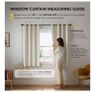 Light beige black out curtains 54" x 46" Image 3