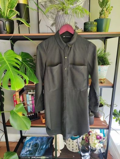 Zara long t-shirt/tunic Xs