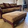 Vintage Tetrad Cleveland 3 & 4 seater sofa suite with footstool Image 10
