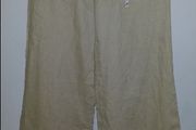 BNWT Tommy Hilfiger wide leg women's 100 % linen trousers size UK10 US6 EUR38 Price includes postage