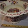 Antique Decor- Vintage Masons Pedestal Bowl Image 10