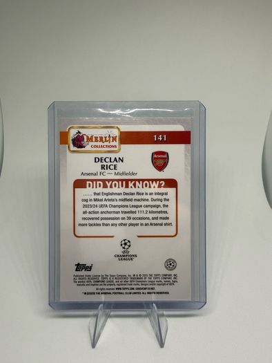 Football Trading Cards Topps Merlin Uefa Champions League Green Parallel /99