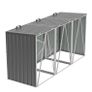 Metal Triple Wheelie Bin Shelter for 3 Bins NEW Image 6