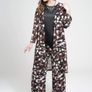 PLUS SIZE (20) Saloos Foil Print Chiffon Trousers. New Image 3