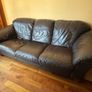 Leather sofa suite Image 4