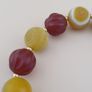 Vintage Carnelian and Suliemani & 1 Eyes Dzi Bead Amulet Image 5