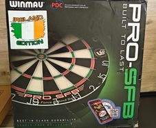 Winmau Pro-SFB Bristle Dartboard - Ireland Edition (Brand New in Box)