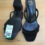 Black suede sandals - M&S Collection - size 4 1/2 wide - brand new tagged Image 2