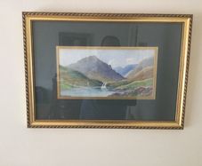 Art - X 2 Vintage Watercolours ( G.W. Morrison)
