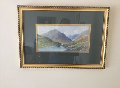 Art - X 2 Vintage Watercolours ( G.W. Morrison)