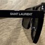 Saint Laurent Black Square Unisex SL176 Sunglasses Image 9