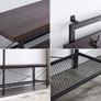 Coat Rack with Shoe Bench Industrial Hall Tree for Entryway, Wood and Metal Hallway Storage Shelf Organizer, Accent Furniture with Metal Frame Image 6