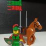 Lego FORESTMAN And HORSE Minifigures Lego Castle Lego Minifigures Image 2