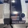 Blackout Herringbone Pencil Pleat Curtains - Navy Image 4