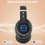 NEW SALE | Bluetooth Headphones Over Ear, 6 EQ Modes Wireless Headphones Over Ear,65 Hours Playtime Foldable Lightweight Wireless Headphones,with Built-in HD Mic, FM, SD/TF for PC/Home Image 4