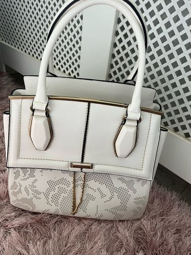 River Island large Bag Cream/white mixture