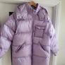 Boohoo Mauve Puffer Coat Sz 8UK Tall (Fit 8-12UK) Image 9