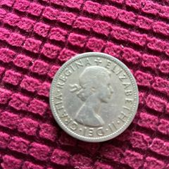 1957 UK Queen Elizabeth Half Crown