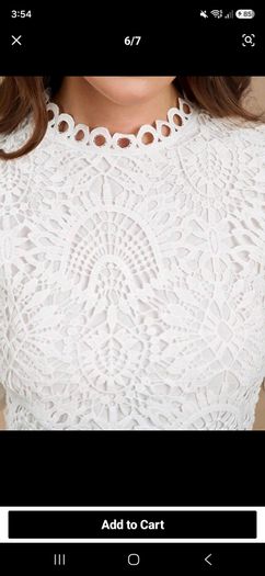 White Hen Party Dress