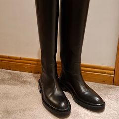Zara Leather Knee High Boots