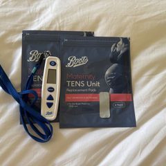 Boots Tens Machine and 2 sets of brand new replacement pads