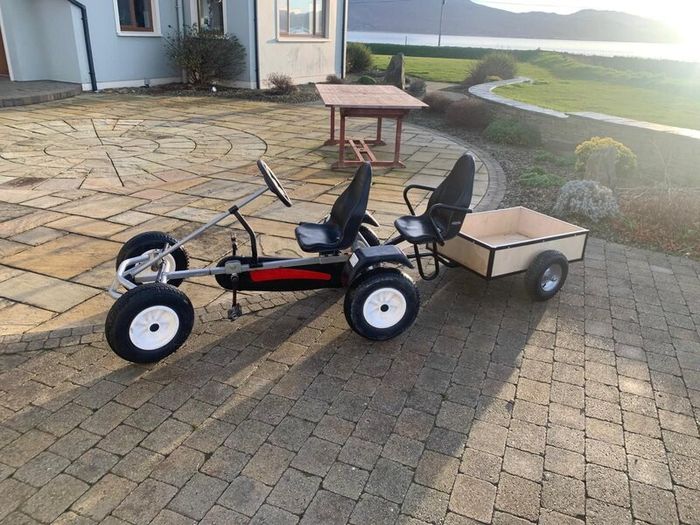 Berg Go Kart - Double Seater with trailer