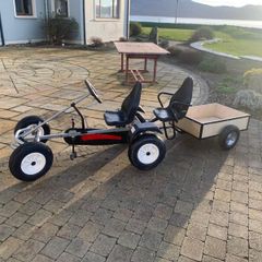 Berg Go Kart - Double Seater with trailer
