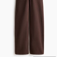Brown Wide Leg Jeans