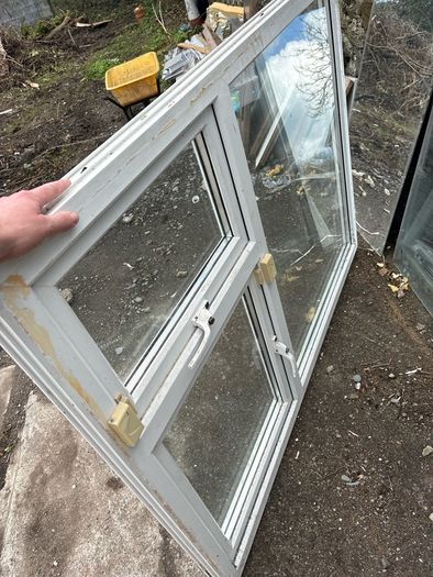 window and shower door