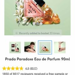 PRADA Paradoxe 90ml parfum for her