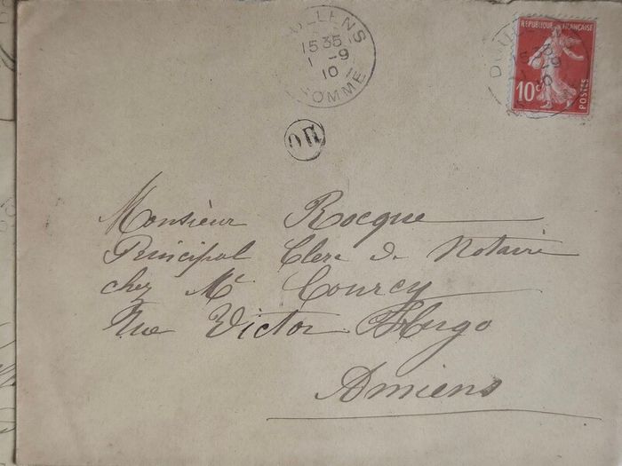 Antique Collection: 10 Vintage French Handwritten Letters Envelopes 1901-1910 Beautiful Calligraphy Paris Hotel History Ephemera Lot