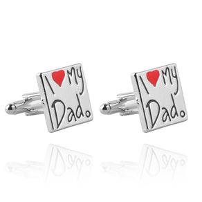 I Love My Dad Cufflinks great fathers day gift present free postage