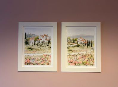 2 Framed Scenic Wall Art