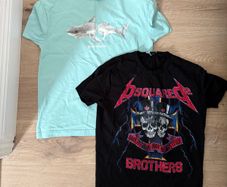 Men's palm angels and dsquared2 t shirts size medium